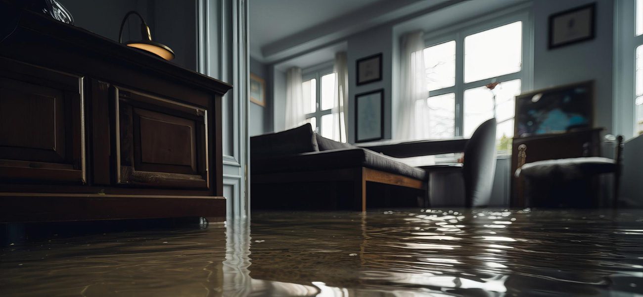 Flood water damage