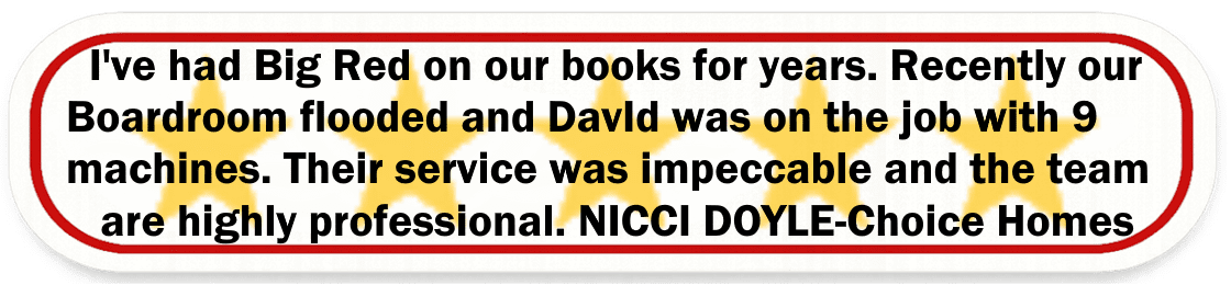 Big Red Gold Coast|Water Damage Restoration Gold Coast, Logan & Brisbane