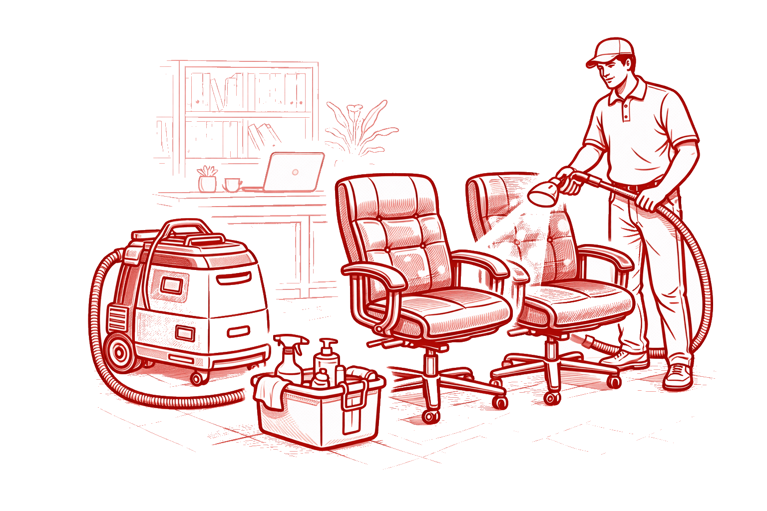 leather - office cleans trp