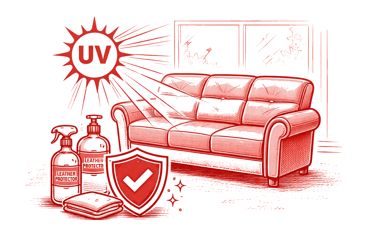 leather - uv protection trp